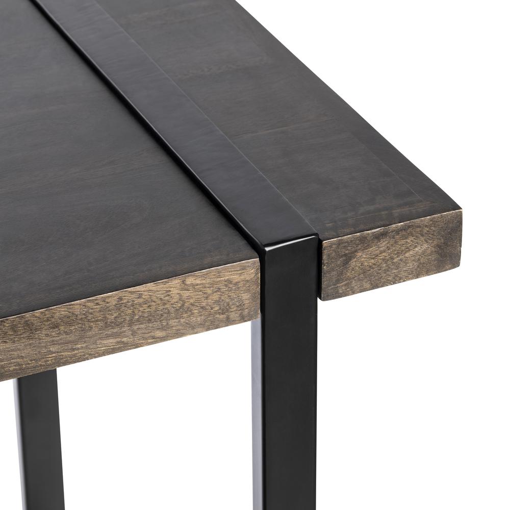 Crestview Collection Josie Standing Brown Wood and Metal Desk. Picture 5
