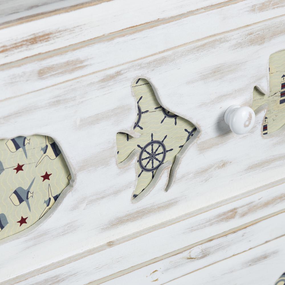 5" 3 Drw Chest w/Fish. Picture 4