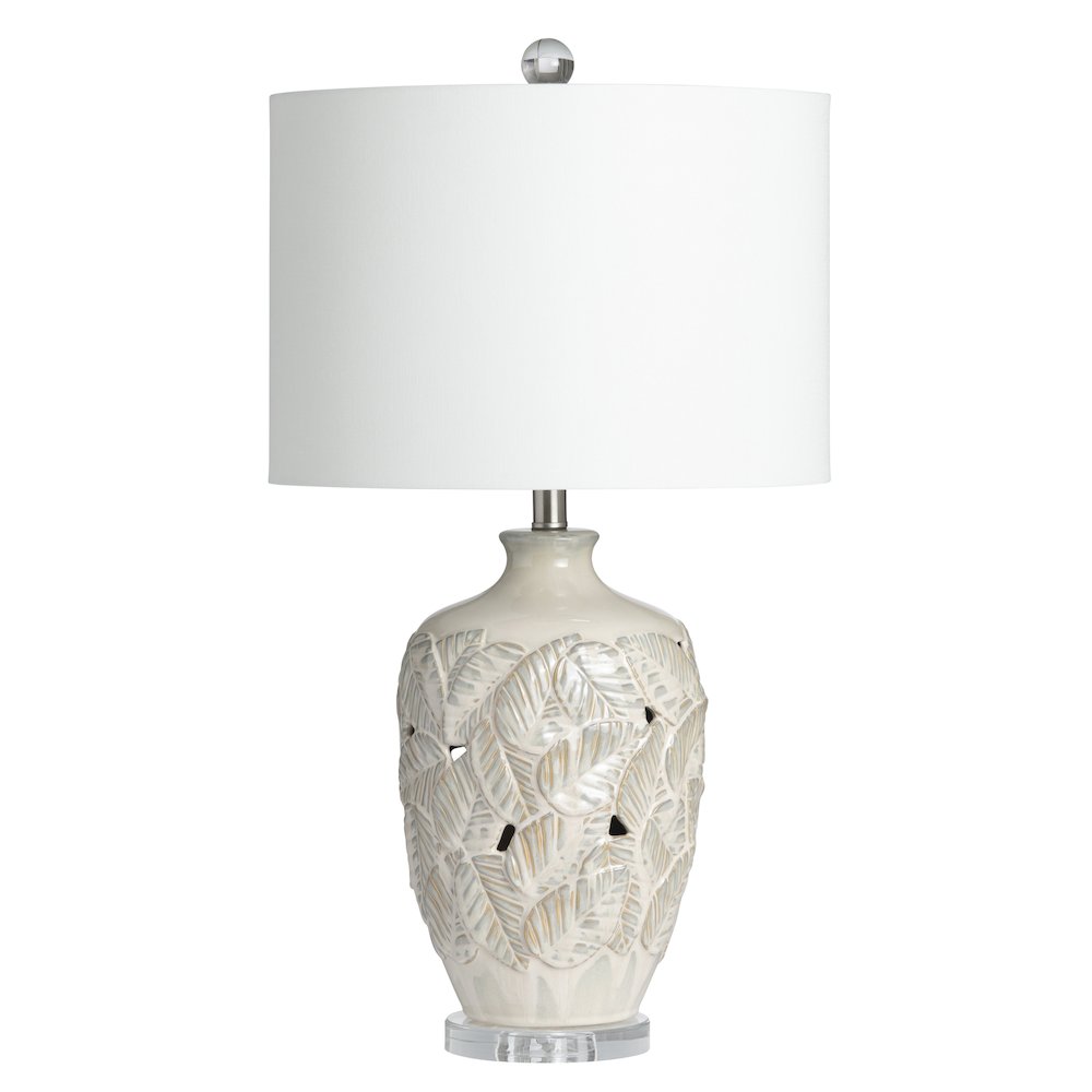 29"H Ceramic Table Lamp With Nightlight 1Pcs Ups Pack 3.95'. Picture 1