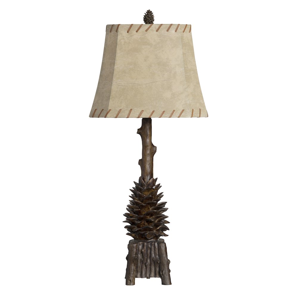 33.5"H Resin Table Lamp  2Pcs Ups Pack 3.65'. Picture 1