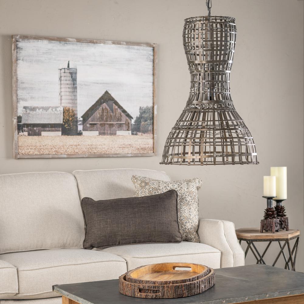 Crestview Collection CVPDN011 25" H GI Pendant 1PCS UPS Pack/5.4' Lighting. Picture 8