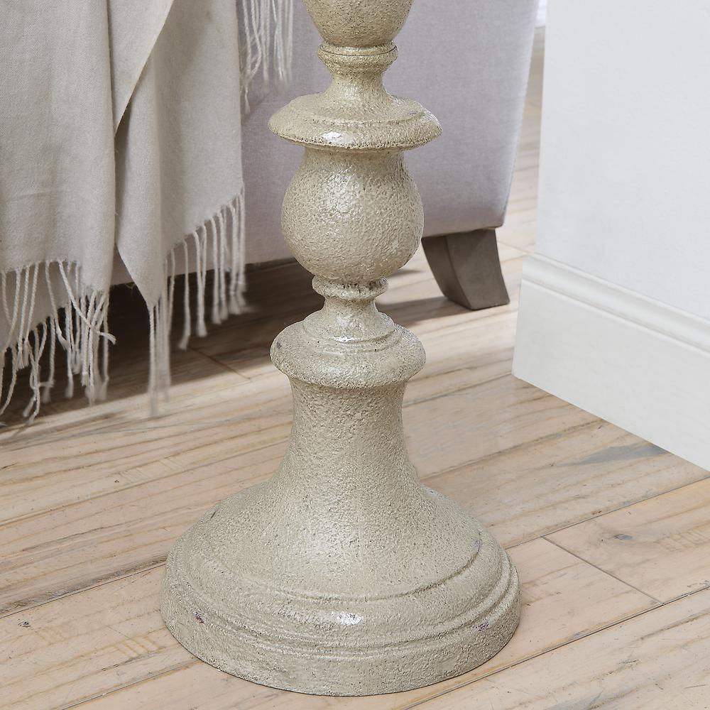 Crestview Collection Kelsey 60 Inch Resin Column Distressed Floor Lamp. Picture 4