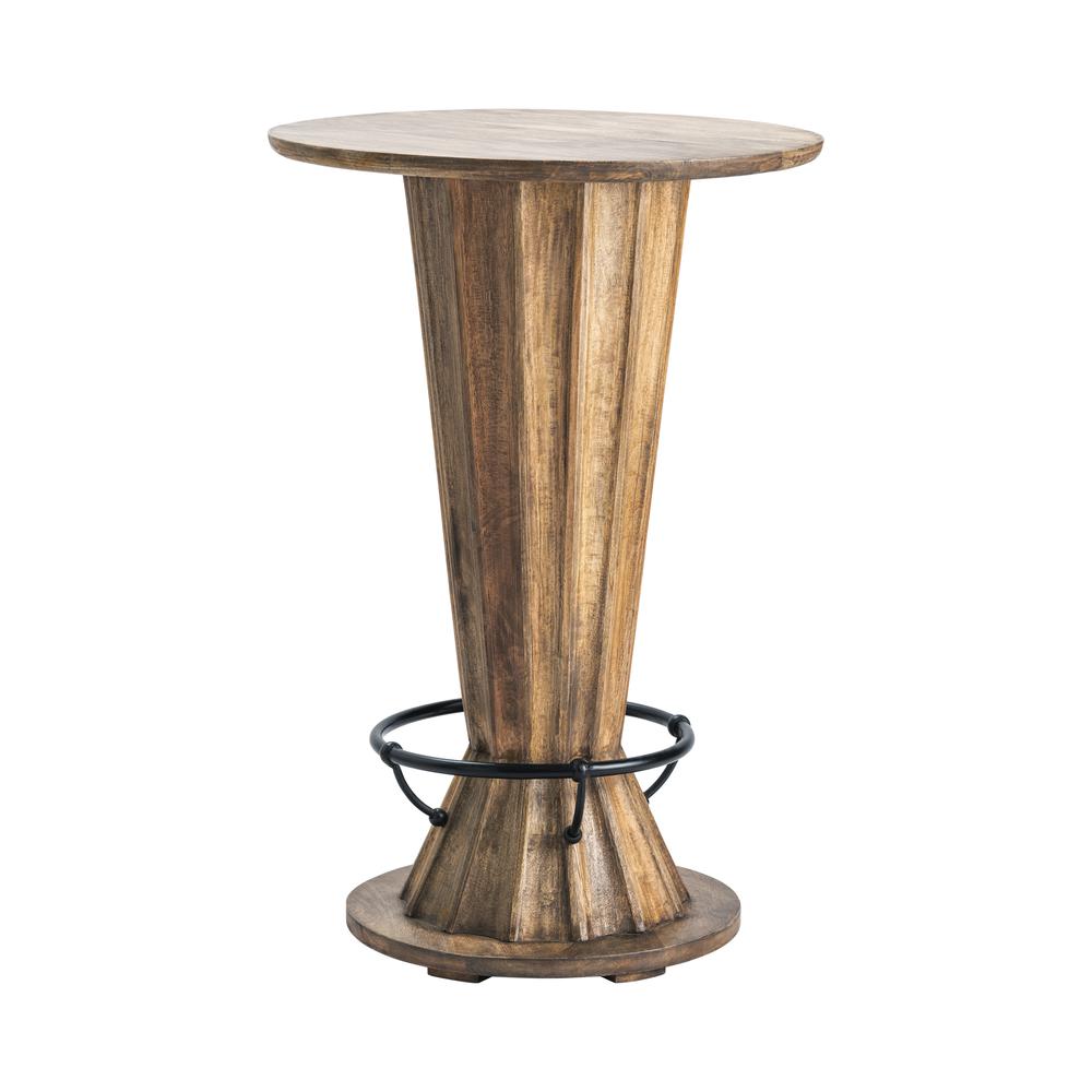 Crestview Collection CVFNR858 42" Wood/Iron Round Pub Table Accessories. Picture 1