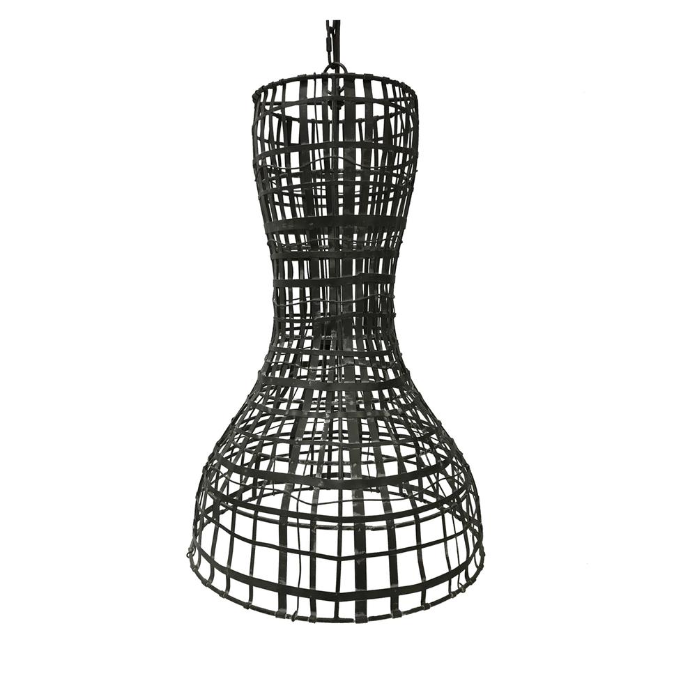 Crestview Collection CVPDN011 25" H GI Pendant 1PCS UPS Pack/5.4' Lighting. Picture 4