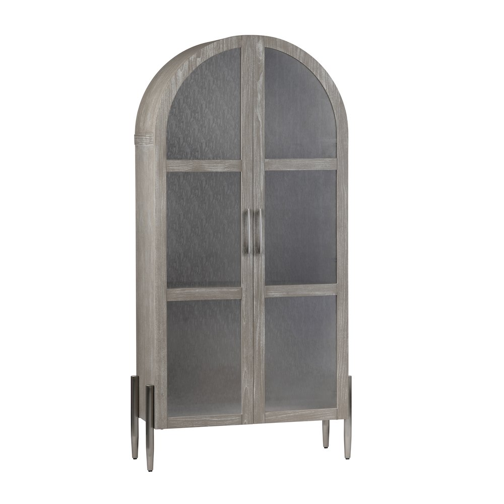 2 Door Tall Curio Cabinet. Picture 1