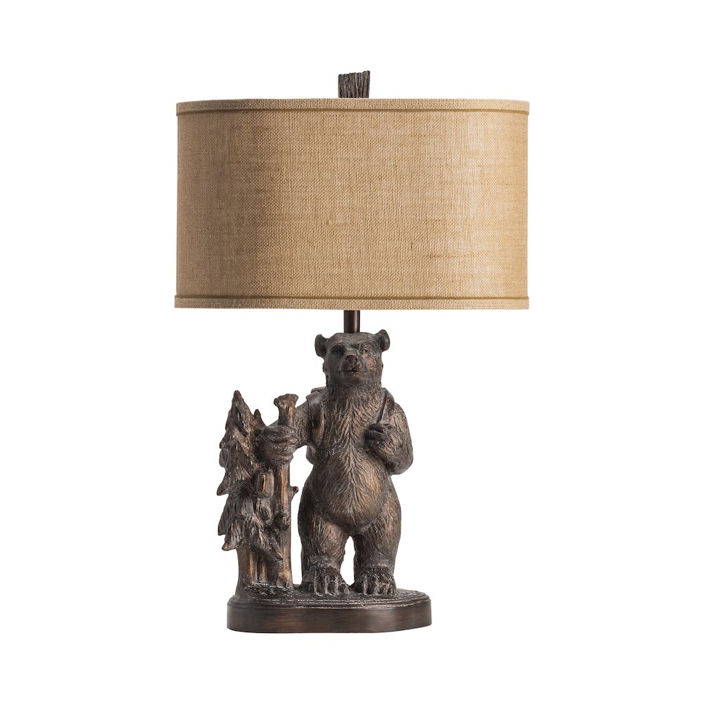 28.5"H Resin Table Lamp  1Pcs Ups Pack 3.29'. Picture 1