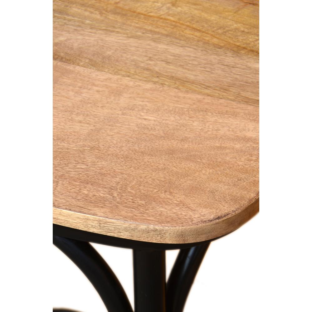 Crestview Collection CVFNR859 43" Wood and Metal Barstool Accessories. Picture 15