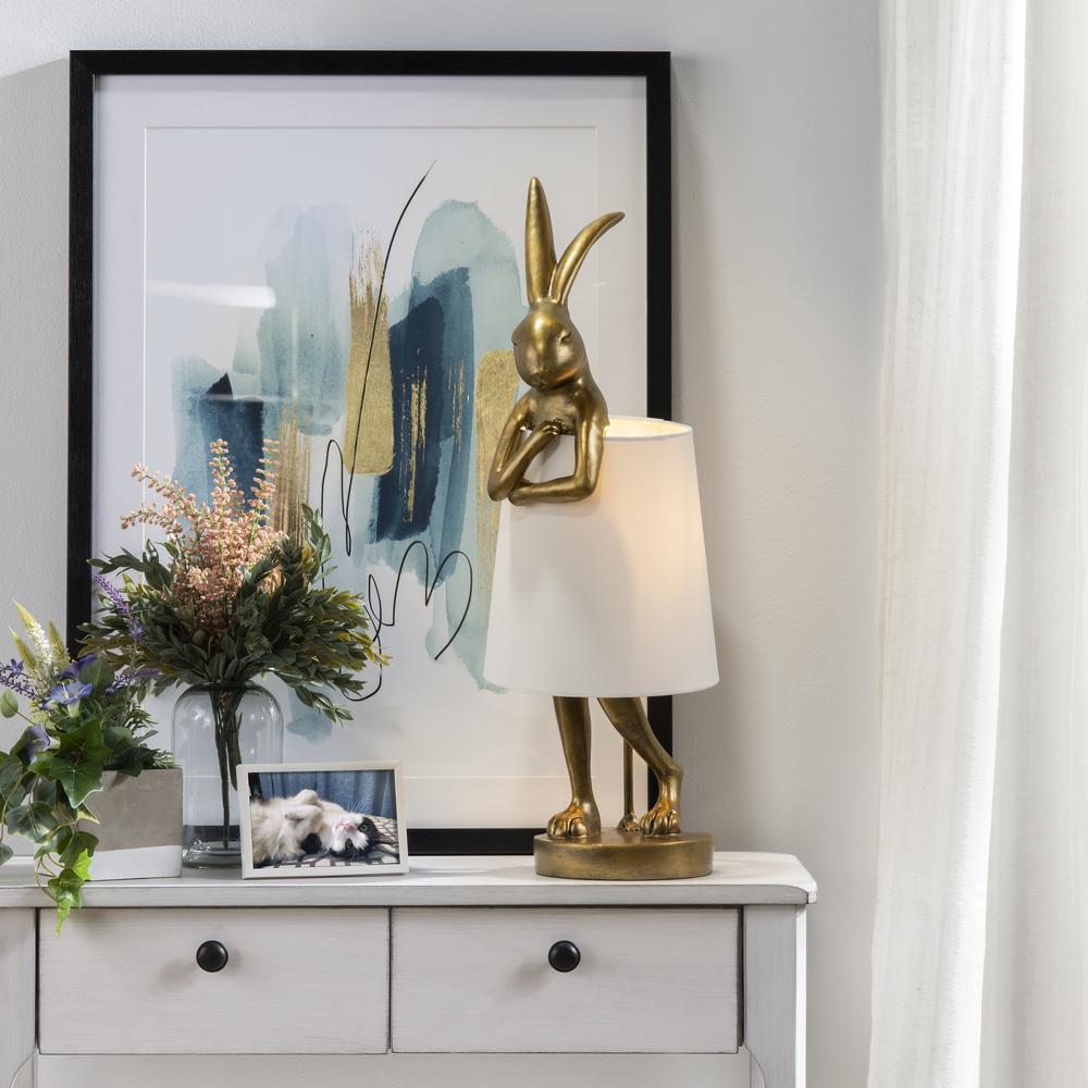 Chester Gold Rabbit Lamp. Picture 6