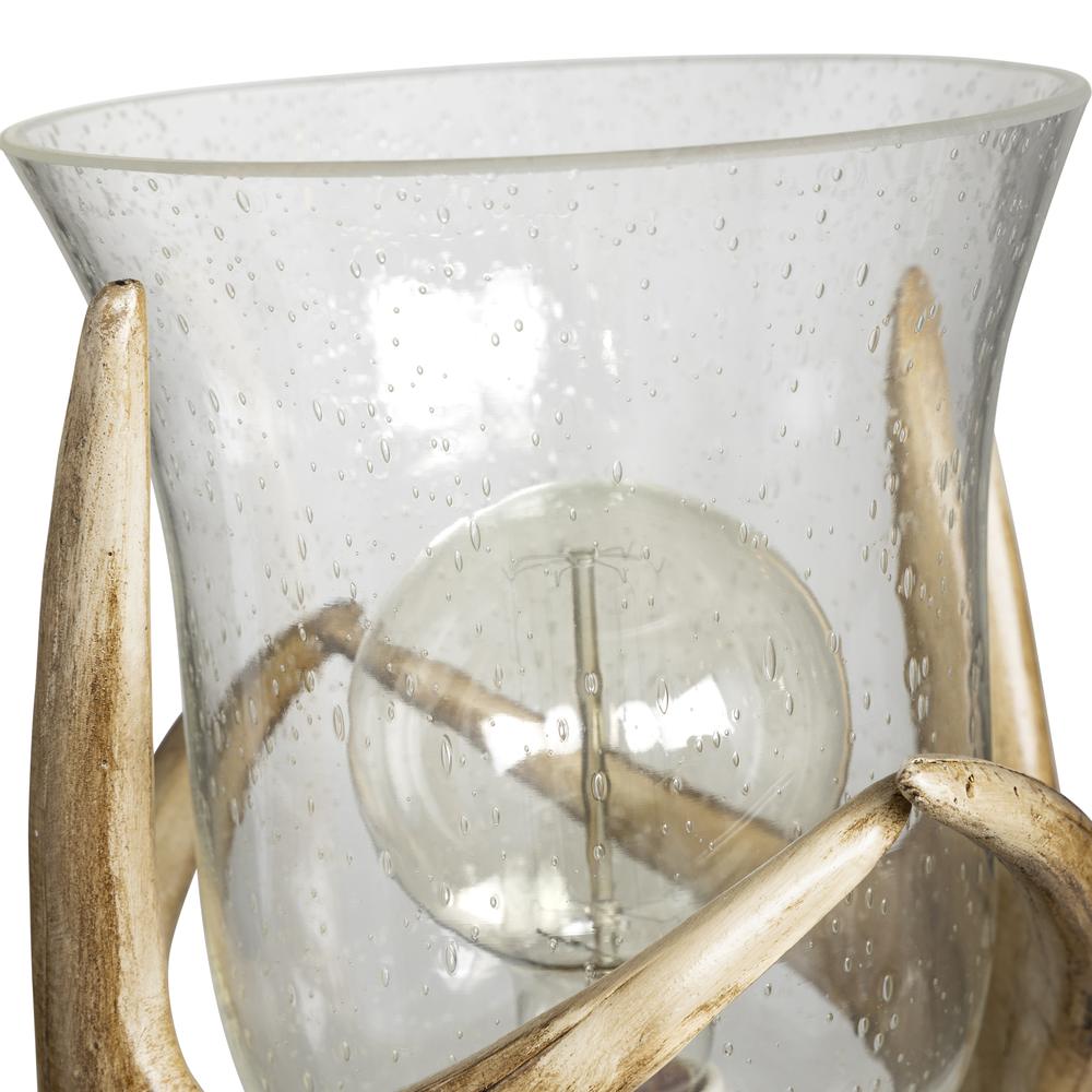 Huxley Antler Uplight Resin Brown. Picture 2
