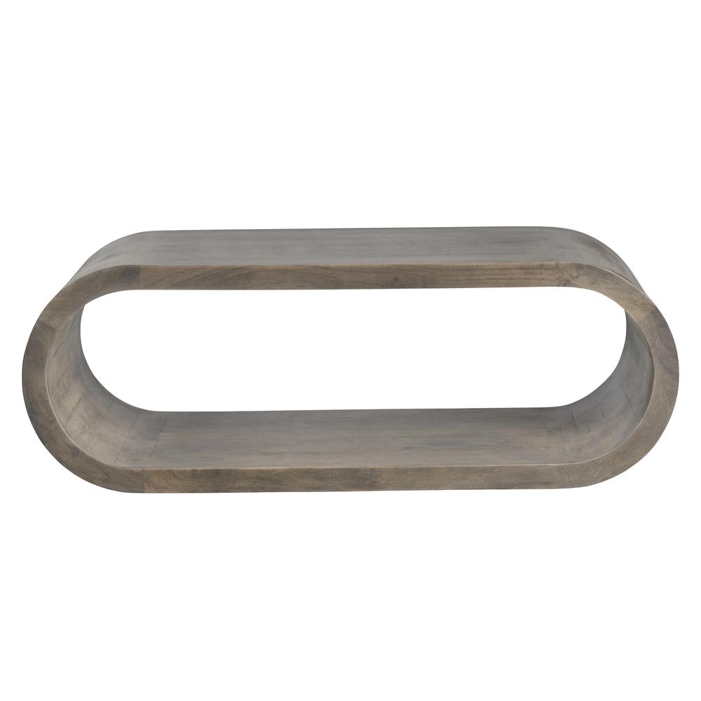 Crestview Collection Infinity Cocktail Table, Brown & Grey, Wood. Picture 1