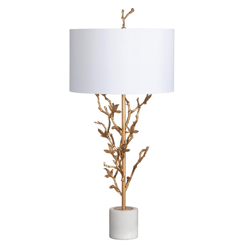 Crestview Collection Chianti Table Lamp Gold Metal Iron 38" Ht. Modern Style. Picture 1