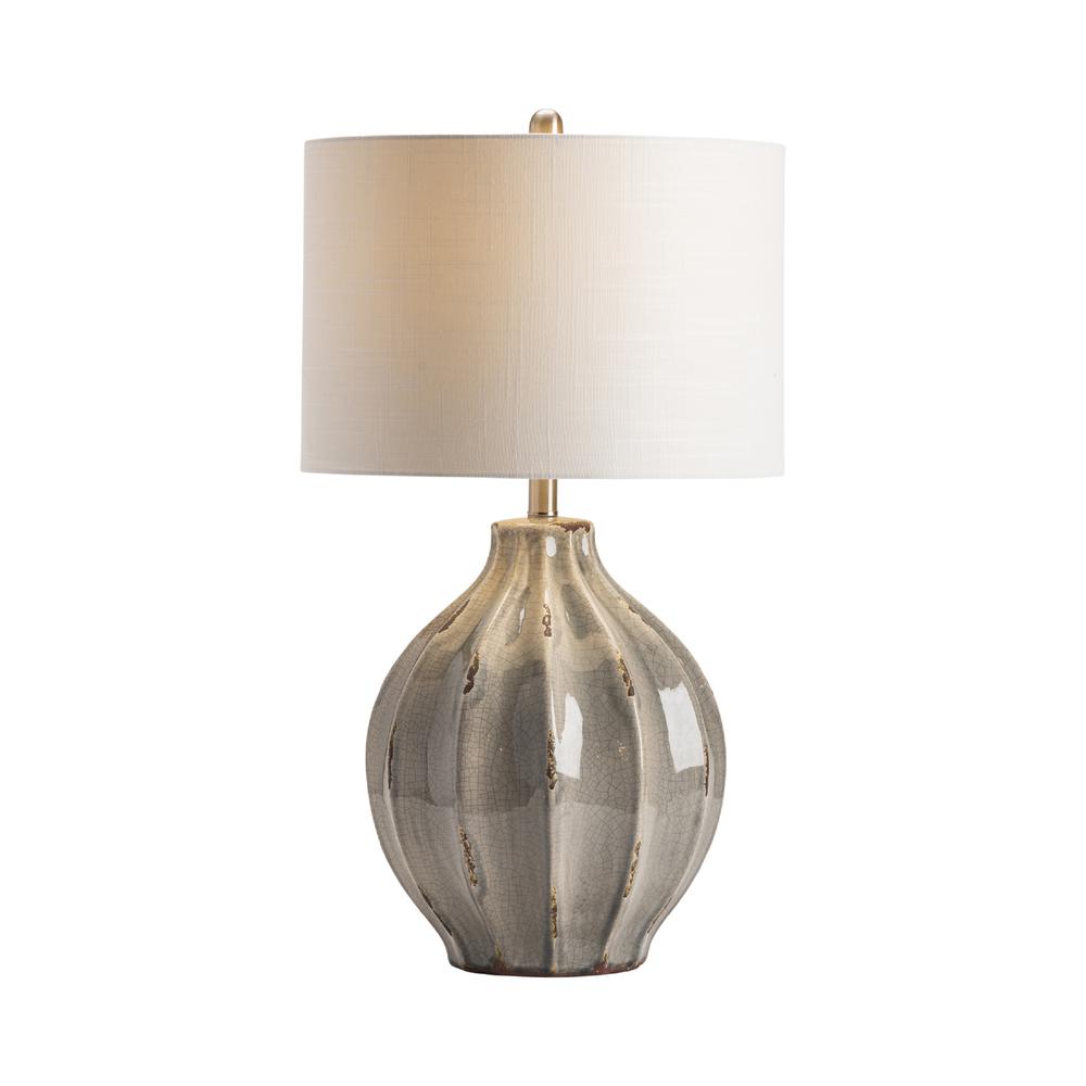 Crestview Collection CVAP1991 Perry Table Lamp Lighting, White. Picture 2