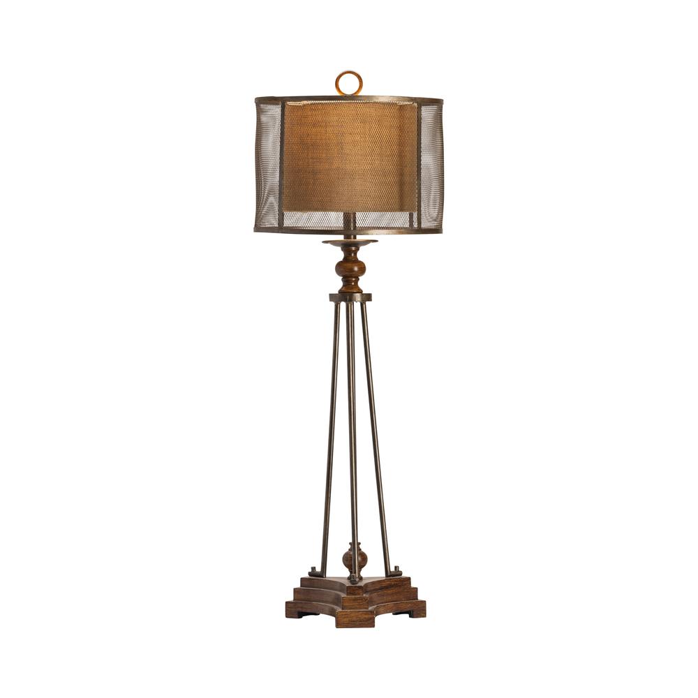 Crestview Collection CVAVP421 Kenwood Table Lamp Lighting, Brown. Picture 2
