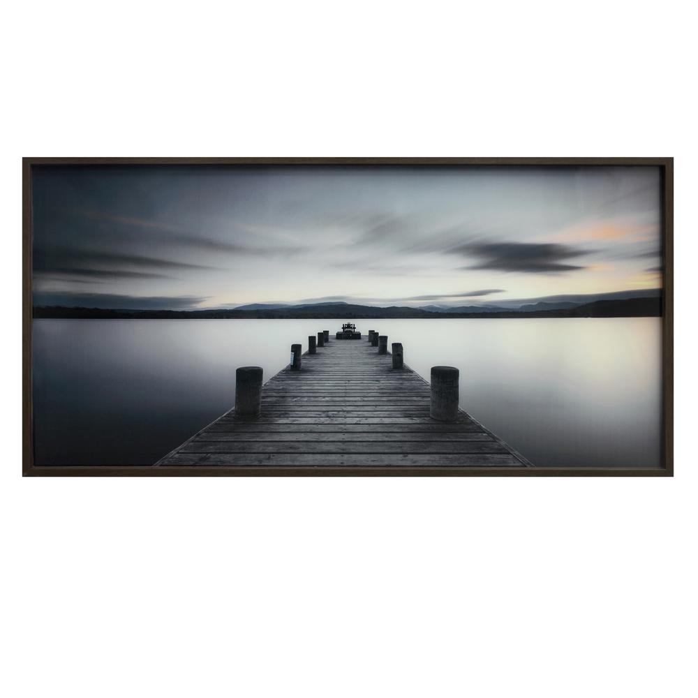 Crestview Collection CVTOP2635 PIER Walk Wall Décor, Multicolor. Picture 1