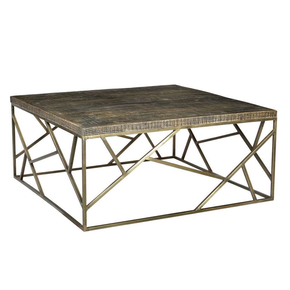 Crestview Collection Bengal Manor Square Cocktail Table. Picture 1