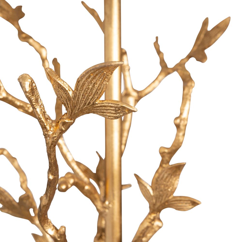 Crestview Collection Chianti Table Lamp Gold Metal Iron 38" Ht. Modern Style. Picture 3