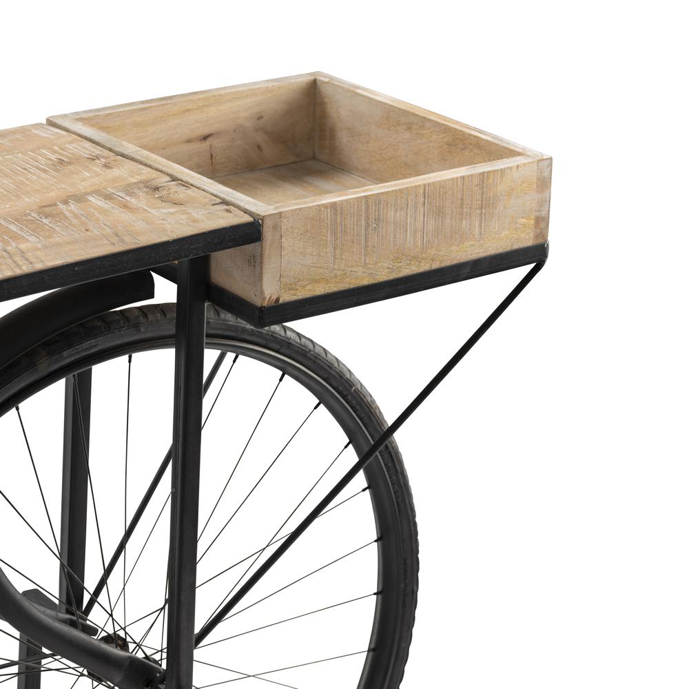 Crestview Collection CVFNR769 34" Bicycle Console Table Furniture. Picture 3