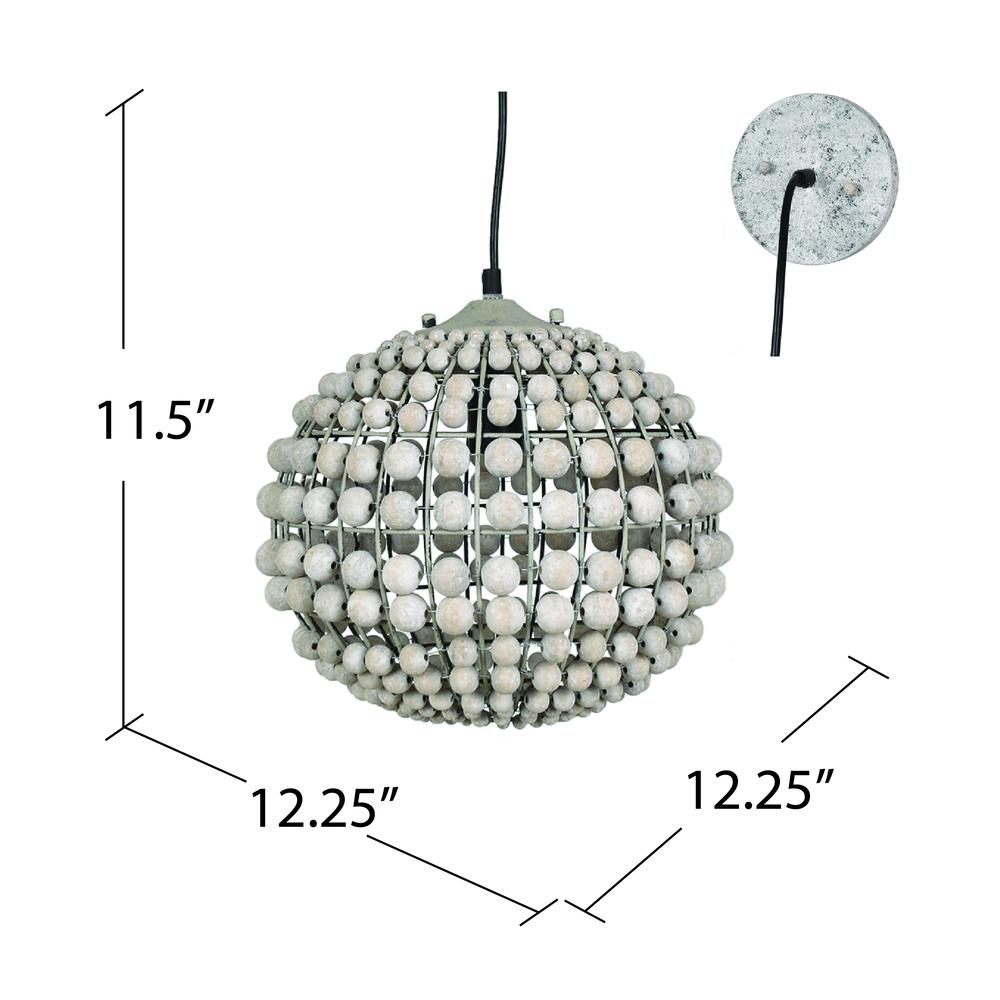 Crestview Collection CVAVP998 Lauren Pendant Lighting. Picture 2