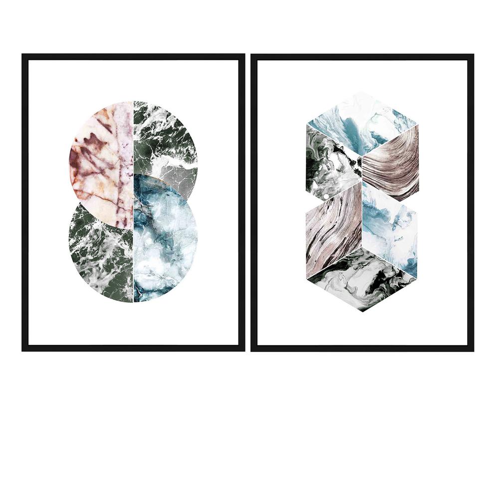 Crestview Collection CVTOP2707 Marble Duo Accessories. Picture 1