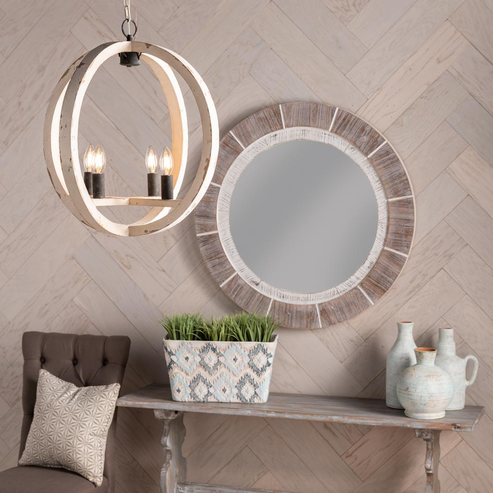 Jolla Wood Sphere Pendant Light. Picture 4