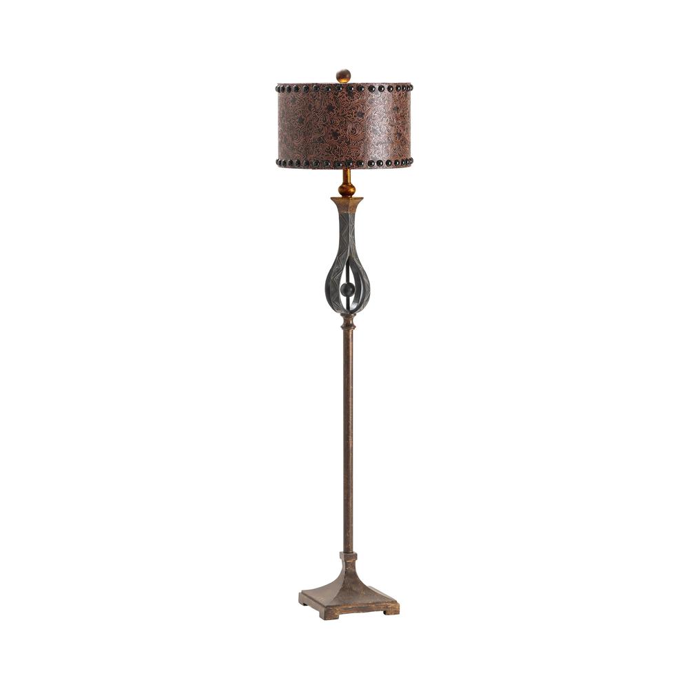 Crestview Collection CVAVP018 Rambler Floor Lamp Lighting. Picture 2