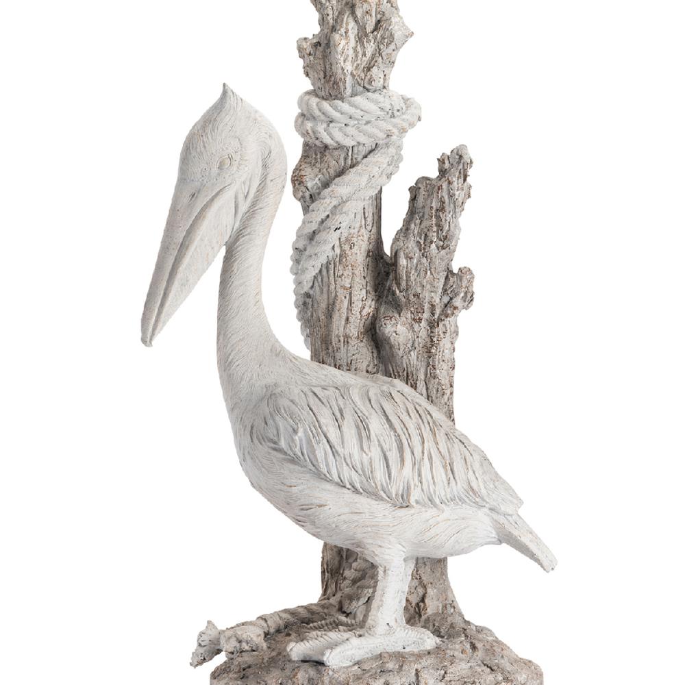 Crestview Collection CVAVP1025 Pelican Table Lamp Accessories, White. Picture 3