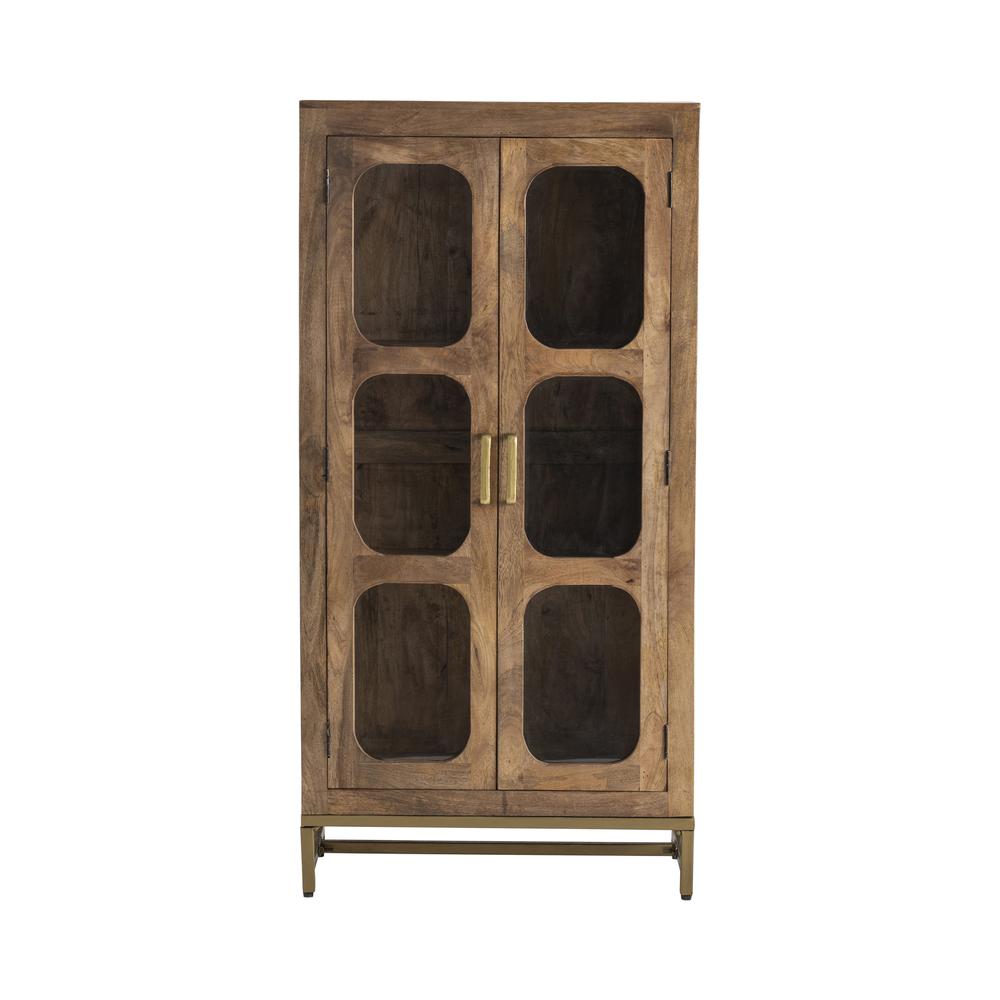 Crestview Collection Bengal Manor Mango Wood 2 Door Apollo Cabinet. Picture 2