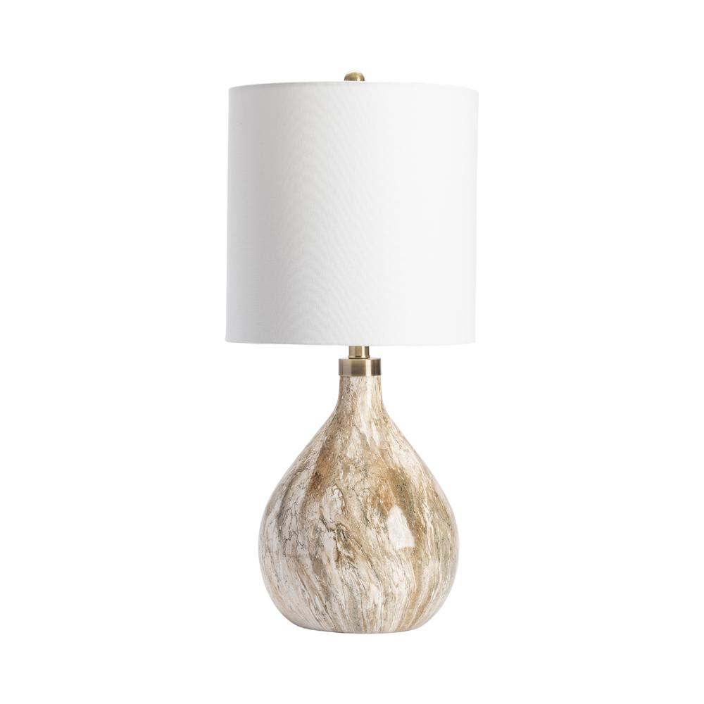 Crestview Collection The Russo Table Lamp Cream Resin 32.5" Ht. Picture 2