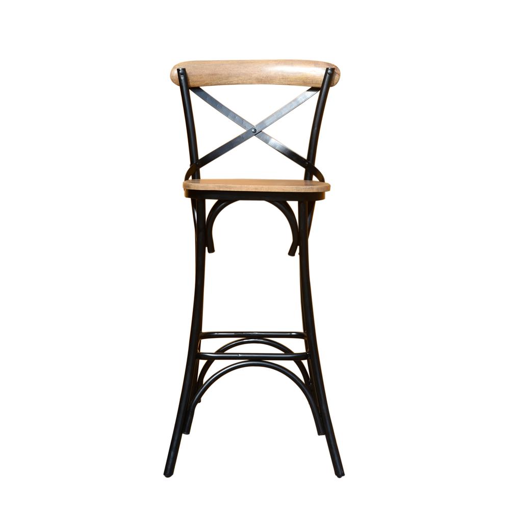 Crestview Collection CVFNR859 43" Wood and Metal Barstool Accessories. Picture 1