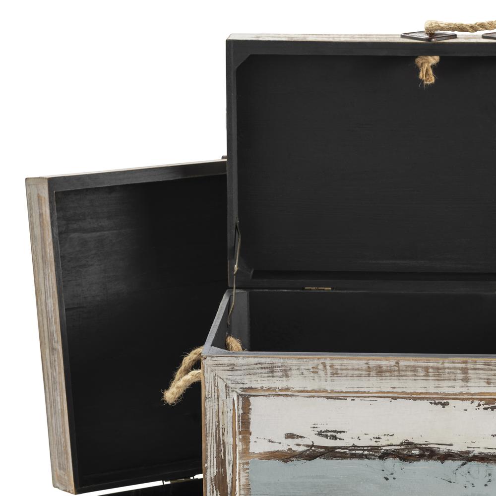 Crestview Collection Lenox White Circles Mirrored 2 Drawer Console Wood. Picture 3