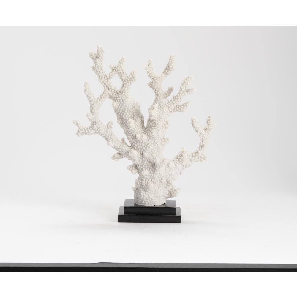 Crestview Collection CVDEP727 Natural Coral Statue Accessories, White. Picture 3