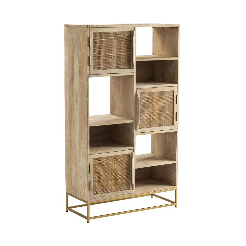 Crestview Collection CVFNR767 55.5" Storage Bookcase Accessories. Picture 1