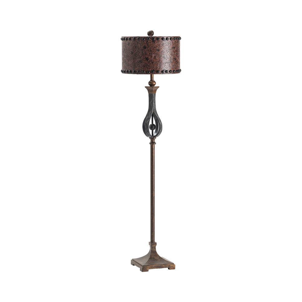 Crestview Collection CVAVP018 Rambler Floor Lamp Lighting. Picture 5