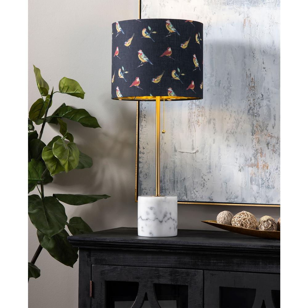 Crestview Collection Evolution Isla Marble Base Table Lamp in Gold. Picture 6