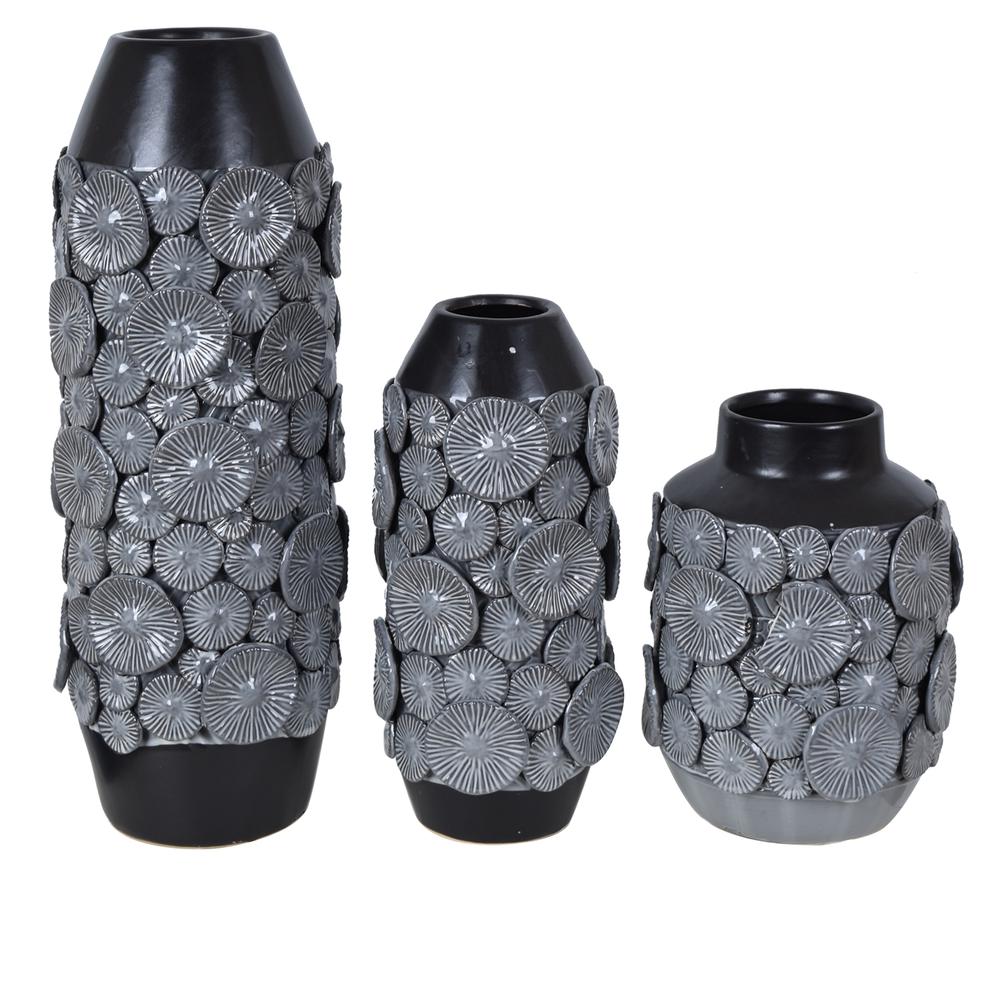 Crestview Collection CVVSA1081 S/3 Ceramic VESA 1SET UPS PK / 2.61' Accessories. Picture 2