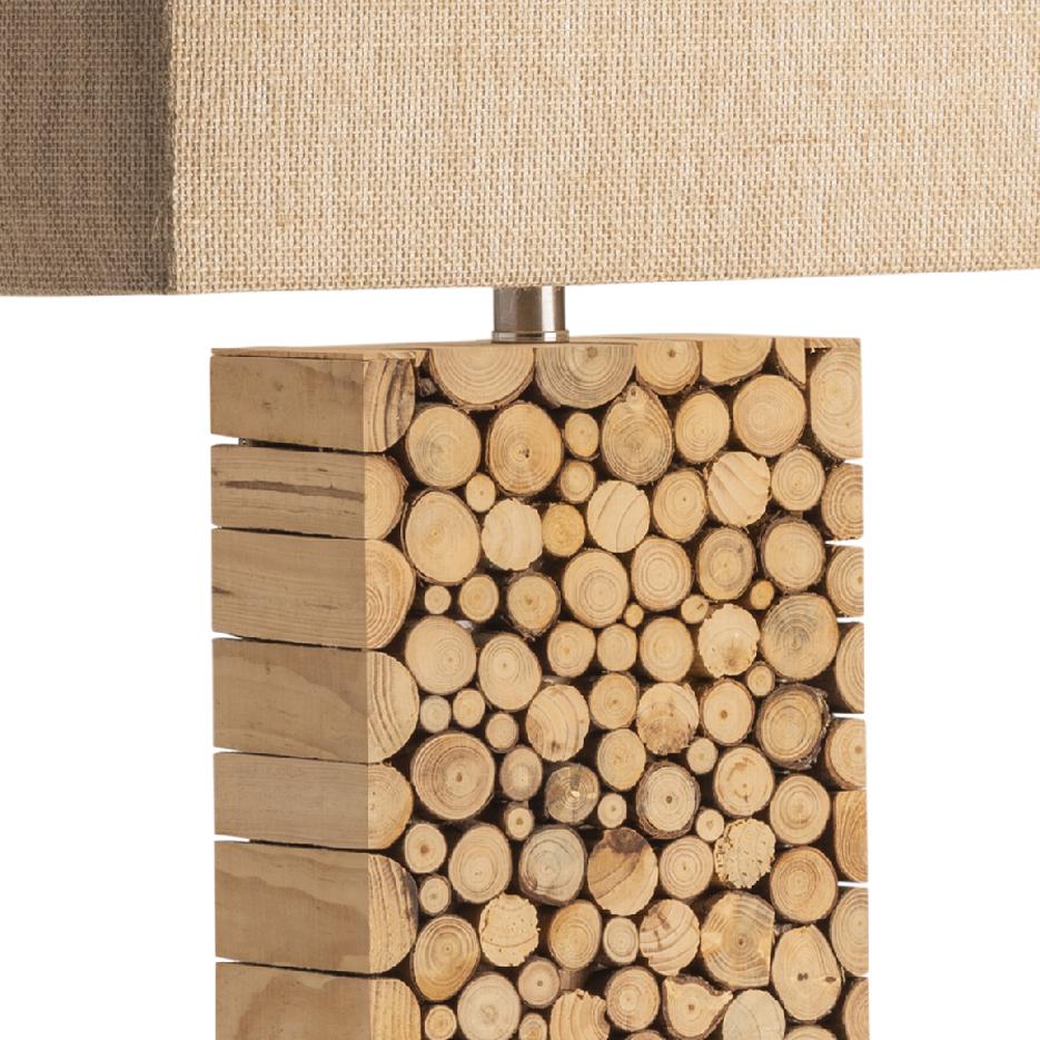 Stacked Wood Table Lamp. Picture 5