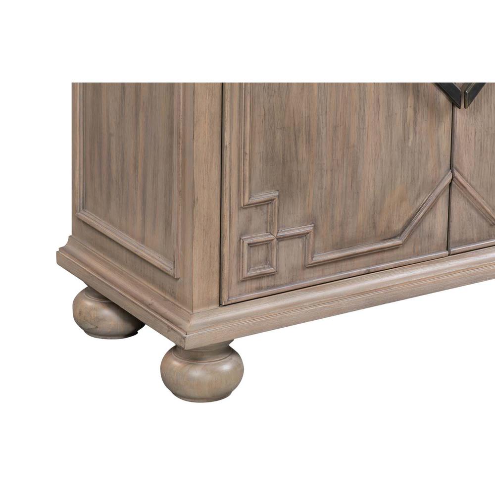 Crestview Collection Hawthorne Estate 4 Door Raised Molding Sideboard Furniture. Picture 4