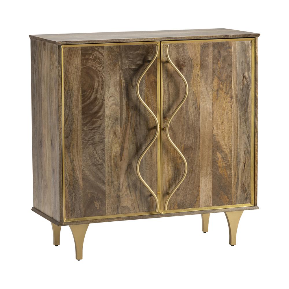 Wentworth 2 Door Mango Wood Cabinet. Picture 3