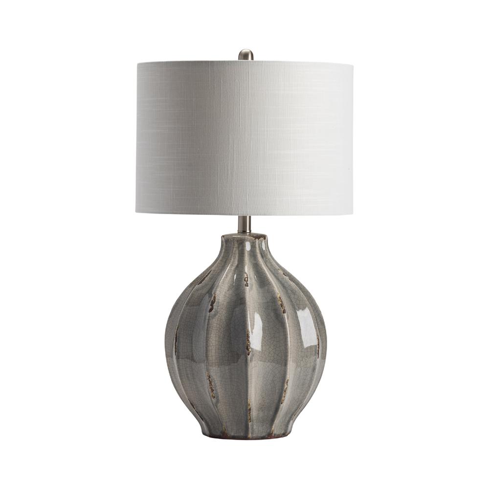 Crestview Collection CVAP1991 Perry Table Lamp Lighting, White. Picture 1