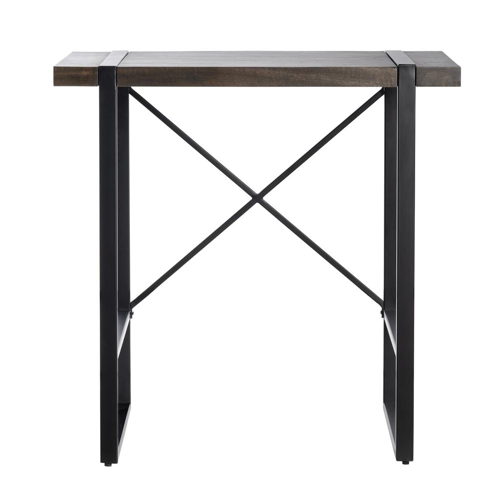 Crestview Collection Josie Standing Brown Wood and Metal Desk. Picture 3