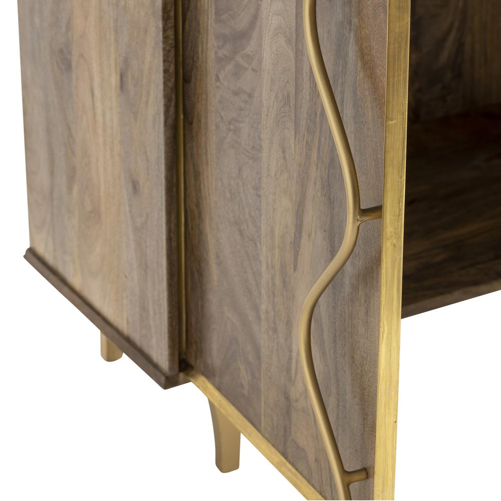 Wentworth 2 Door Mango Wood Cabinet. Picture 4