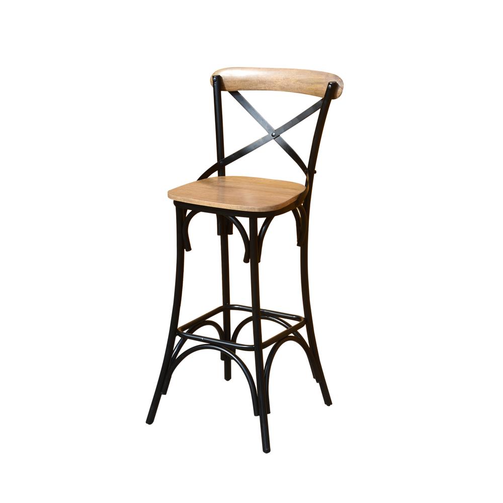 Crestview Collection CVFNR859 43" Wood and Metal Barstool Accessories. Picture 12