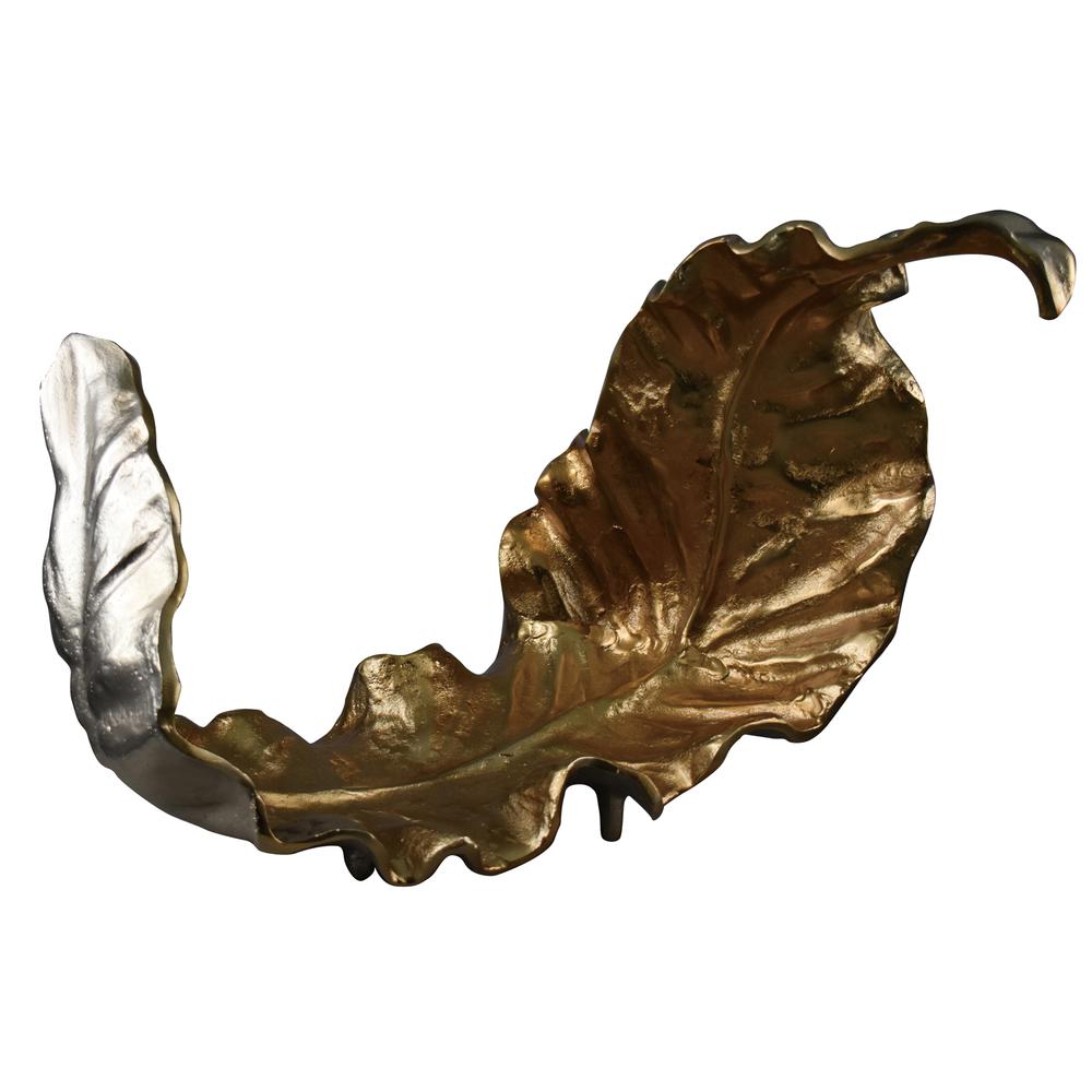 Willow Med. Two Toned Sculptural Leaf. Picture 1