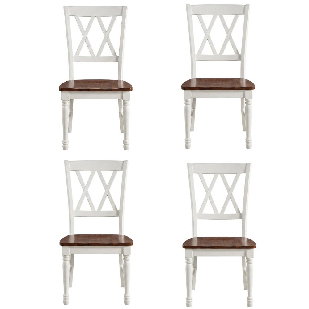 Four-Piece Dining Chair Set with Comfortable Backrest and Sleek Design. Picture 1