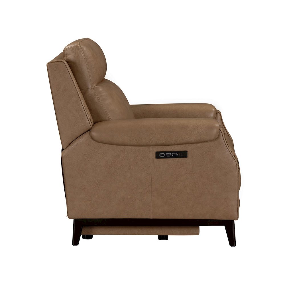 Rawling Triple Power Recliner Chair for Living Room Study - York Sand Leather. Picture 1