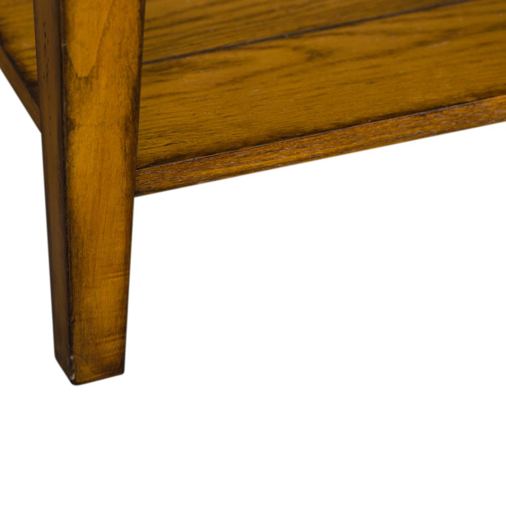 Lake House Square Lamp Table in Oak. Picture 8