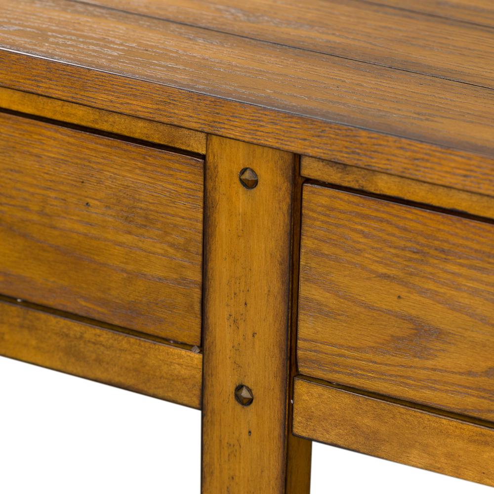 Lake House Sofa Table in Oak. Picture 5
