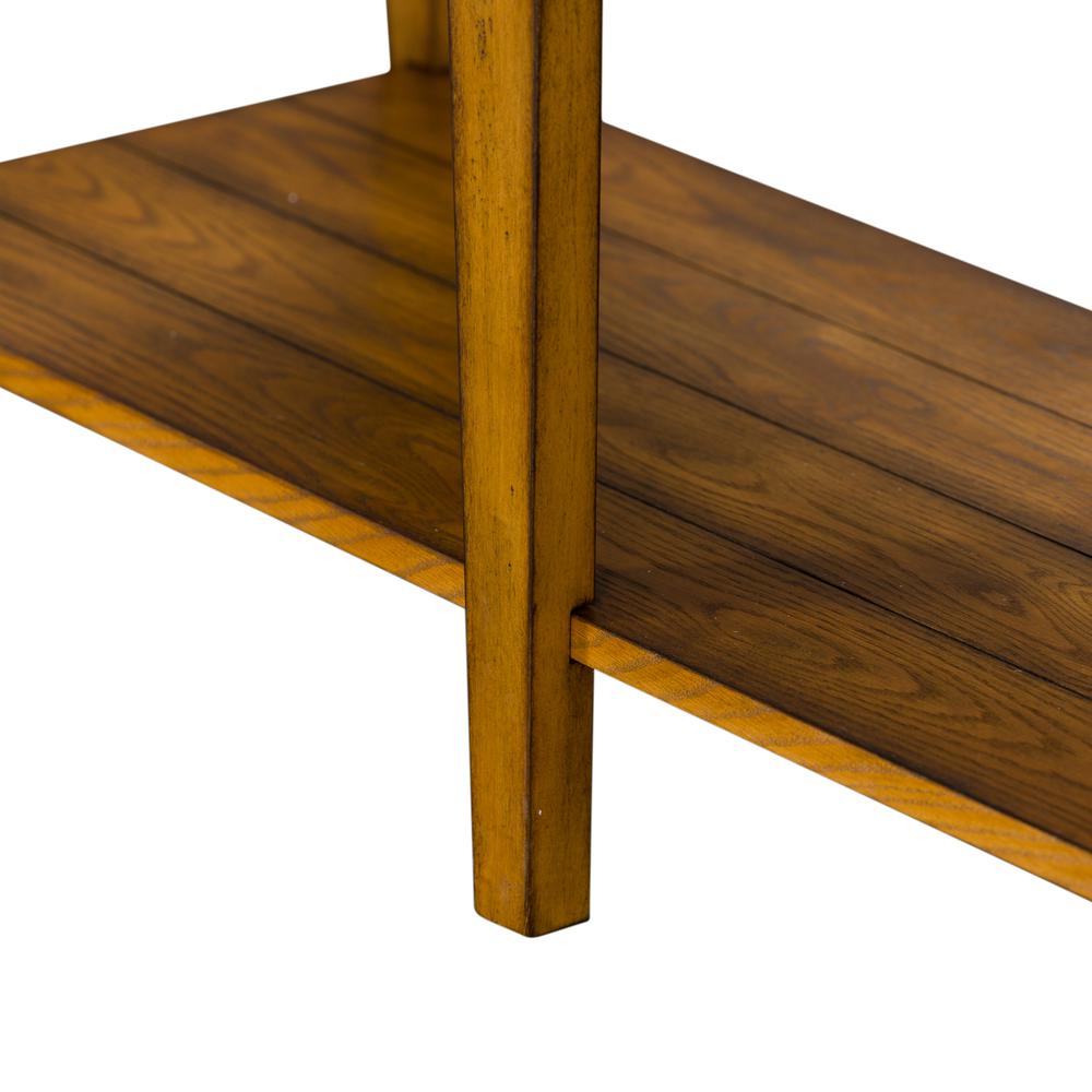 Lake House Sofa Table in Oak. Picture 6