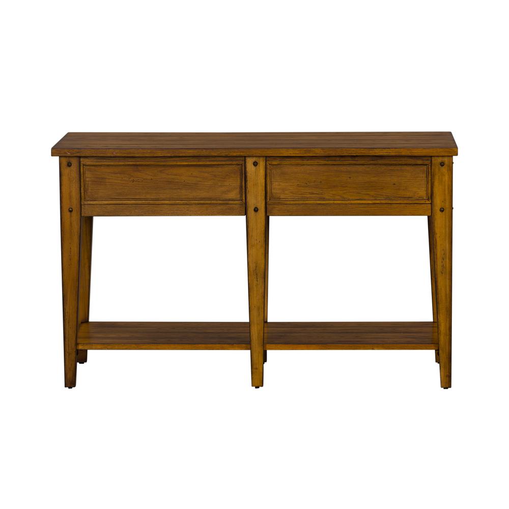 Lake House Sofa Table in Oak. Picture 11