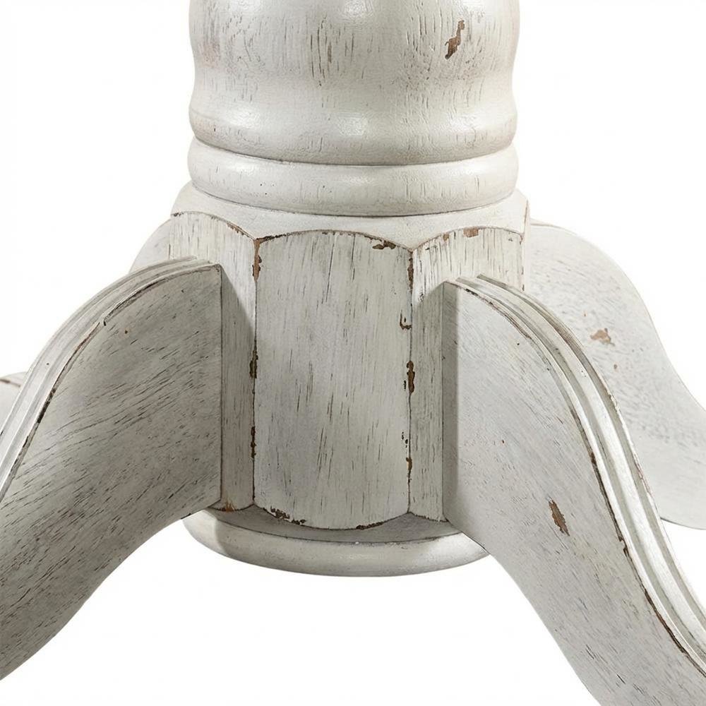 White, Pedestal Table, Pedestal Base, Quality Build. Picture 5